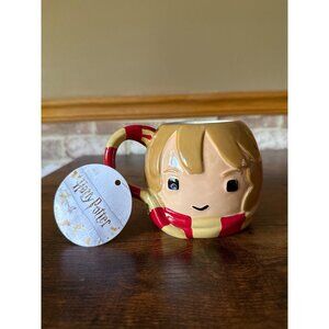 Harry Potter Hermione Granger Shaped Ceramic Mug With Gryffindor Scarf Design